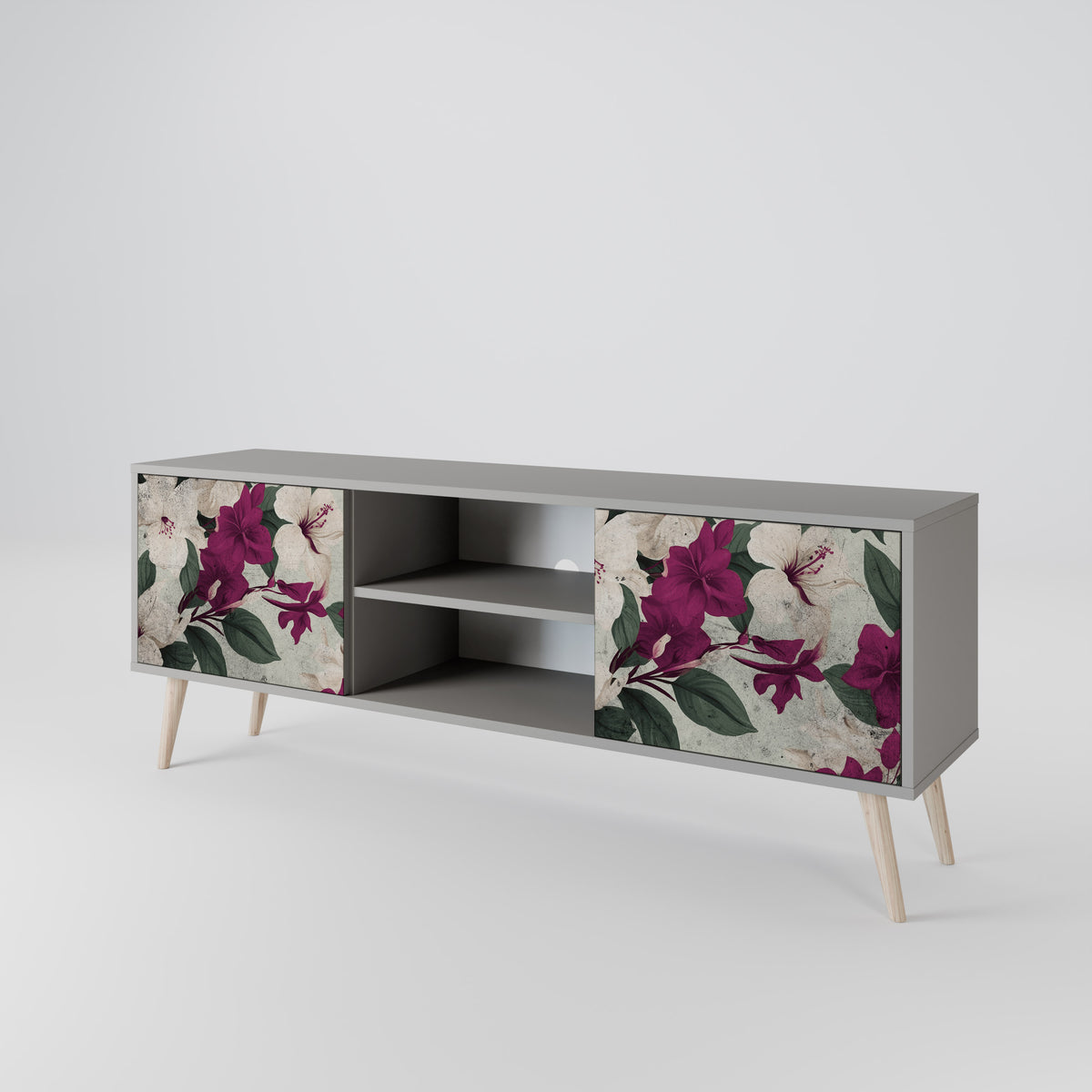 FLOWERET DREAM TV-bänk med två dörrar