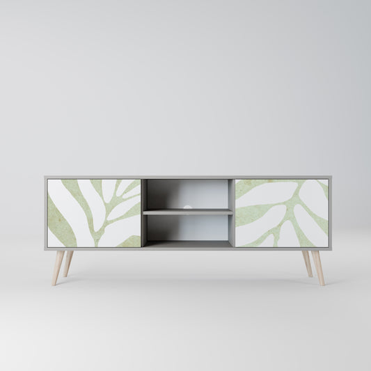 BOTANICAL SPARK 2-dörrars TV-bänk i grå finish
