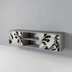 VERDURE FORMATION 2-dörrars TV-bänk i grå finish