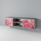 SWEET TROPICS 2-dörrars TV-bänk i grå finish