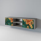 HÖST KALEIDOSKOP 2-dörrars TV-bänk i grå finish