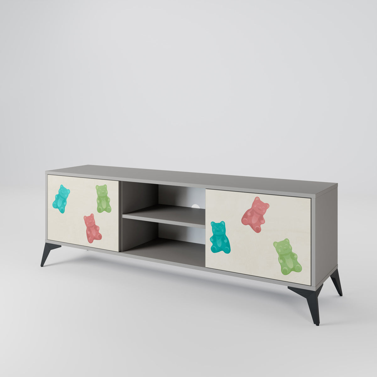 GUMMY BEARS 2-Door TV Cabinet