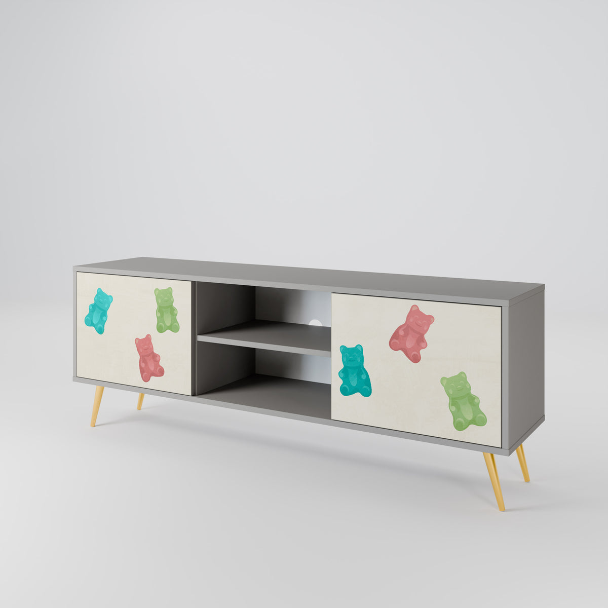 GUMMY BEARS 2-Door TV Cabinet