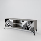 BIKE ENERGY 2-dörrars TV-bänk i grå finish