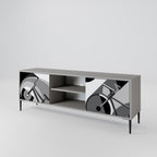 BIKE ENERGY 2-dörrars TV-bänk i grå finish