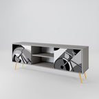 BIKE ENERGY 2-dörrars TV-bänk i grå finish