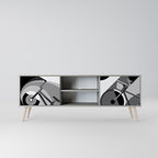 BIKE ENERGY 2-dörrars TV-bänk i grå finish