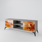 TRACES OF AUTUMN 2-dörrars TV-bänk i grå finish