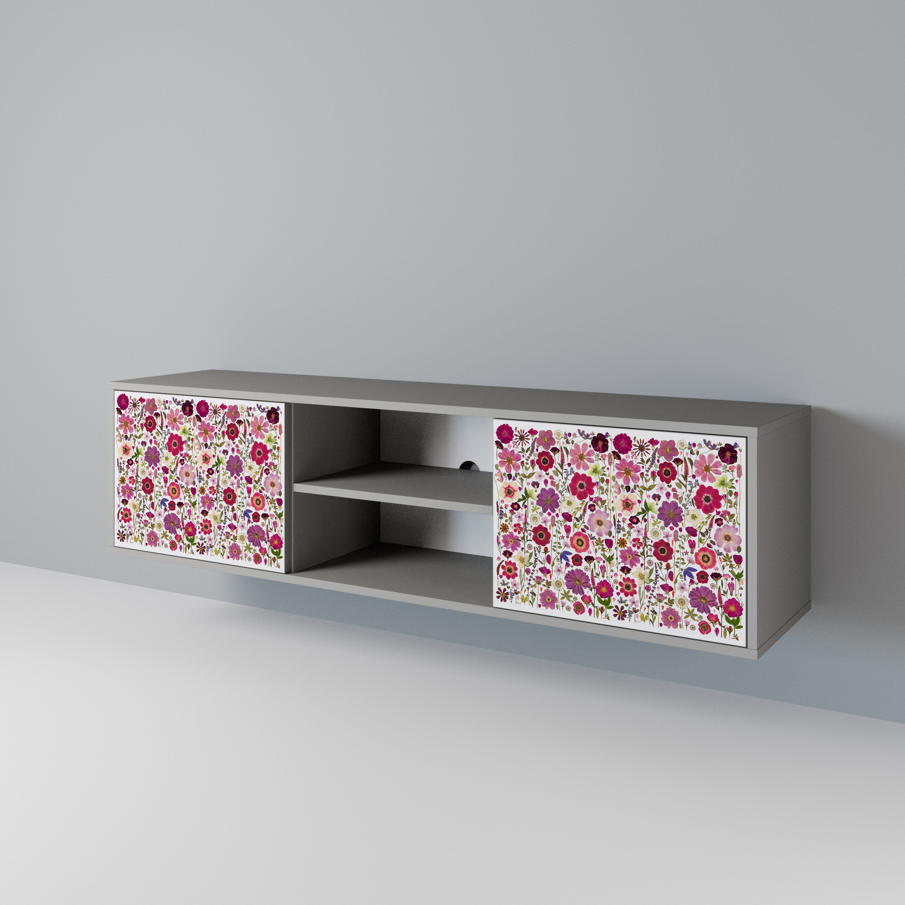 PETAL GARDEN 2-Door TV Cabinet