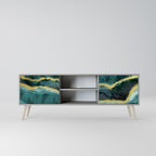 GOLDRUSH ODYSSEY 2-dörrars TV-bänk i grå finish