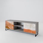 SANDHILLS SPLENDOR 2-dörrars TV-bänk i grå finish