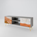 SANDHILLS SPLENDOR 2-dörrars TV-bänk i grå finish