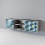 OUT OF CONTEXT 2-dörrars TV-bänk i grå finish