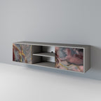 GOLDEN TIDES 2-dörrars TV-bänk i grå finish