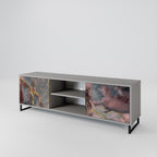 GOLDEN TIDES 2-dörrars TV-bänk i grå finish