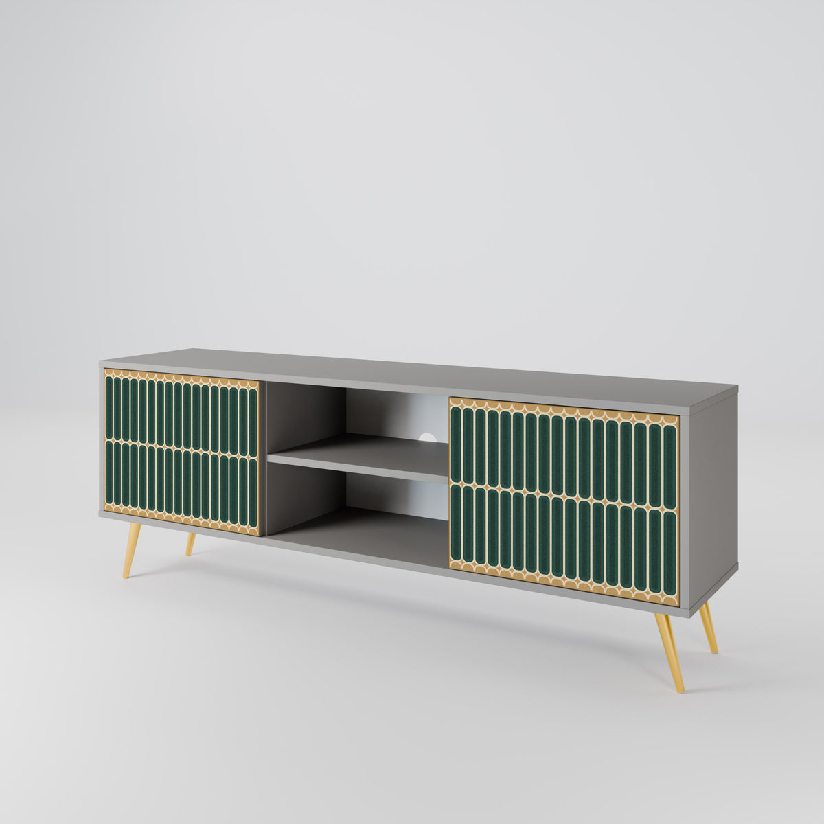 ILUSION GATE 2-Door TV Cabinet