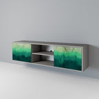 NORTHERN LIGHTS 2-dörrars TV-bänk i grå finish