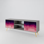 AURORA BOREALIS 2-dörrars TV-bänk i grå finish