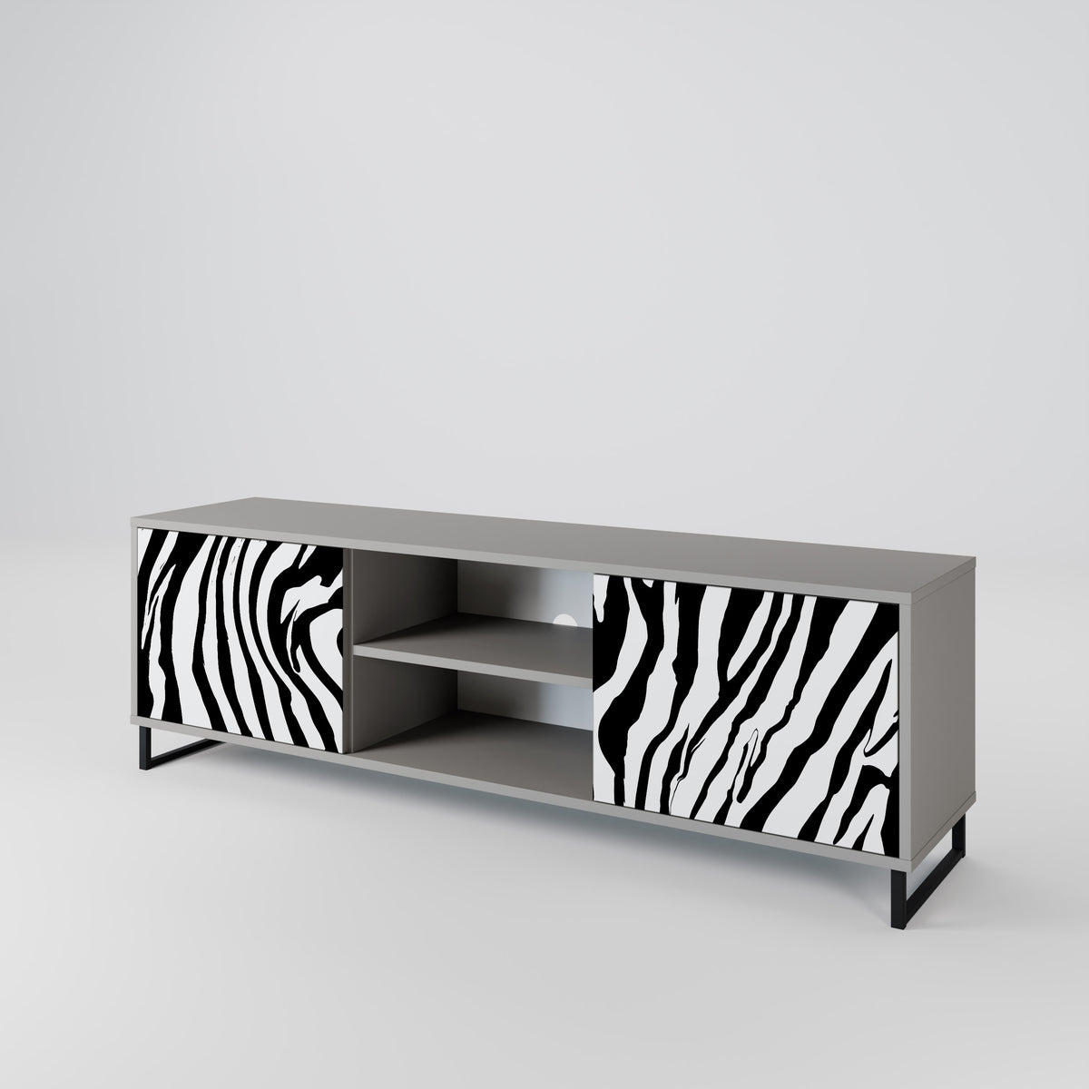SPLENDID ZEBRA 2-Door TV Cabinet