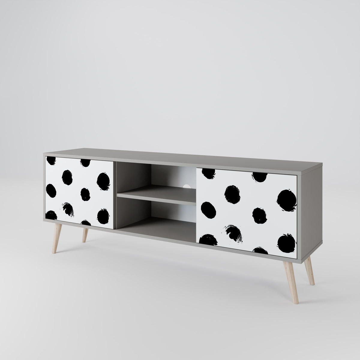 SLIPPING MINUTES 2-Door TV Cabinet
