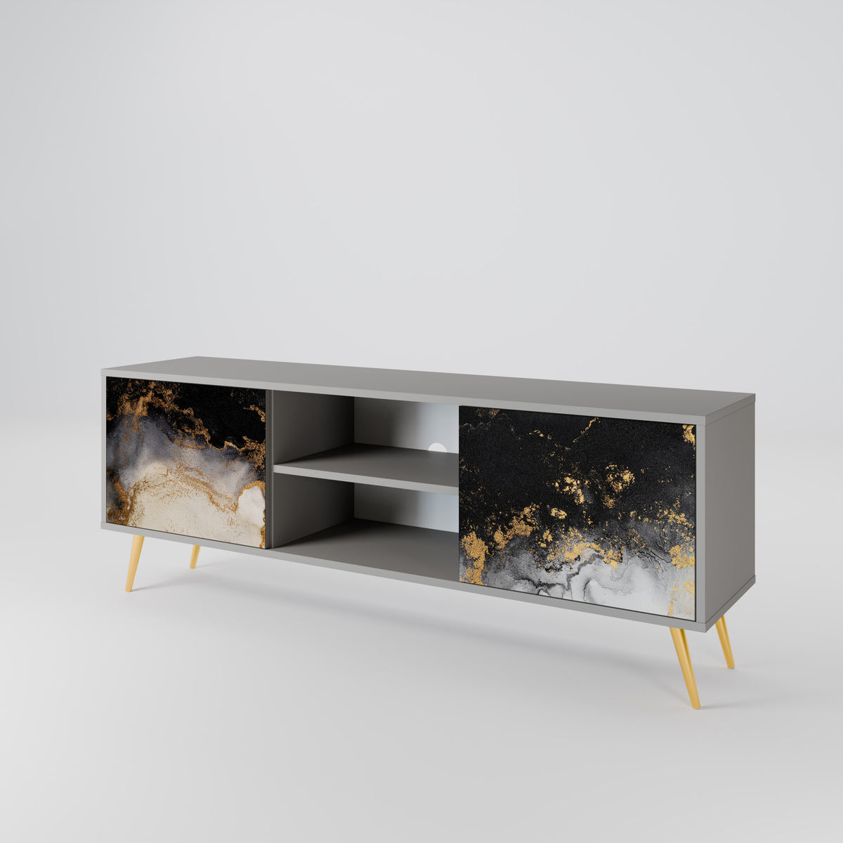 MARBLE OF TOMMORROW 2-Door TV Cabinet