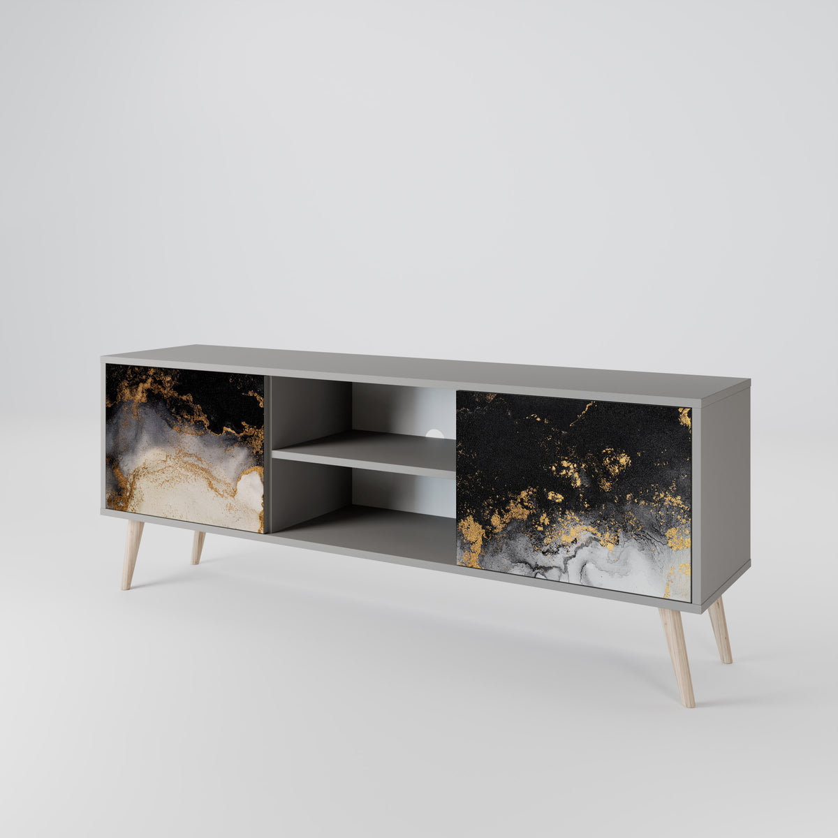 MARBLE OF TOMMORROW 2-Door TV Cabinet