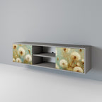 DREAMY MEADOW 2-dörrars TV-bänk i grå finish