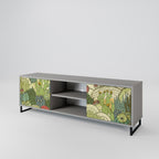 SUCCULENTS KALEIDOSCOPE 2-dörrars TV-bänk i grå finish