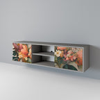 STYLISH BEAUTY 2-dörrars TV-bänk i grå finish