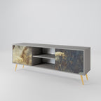 GENTLE POWER 2-dörrars TV-bänk i grå finish