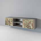 HERBAL GRACE 2-dörrars TV-bänk i grå finish