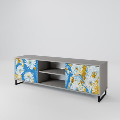 DAISY LUXE 2-dörrars TV-bänk i grå finish