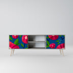 VÅR TANKER 2-dörrars TV-bänk i grå finish