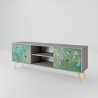 BLOOMING CHARM 2-dörrars TV-bänk i grå finish