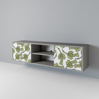 SEEDLING SONGBIRD 2-dörrars TV-bänk i grå finish