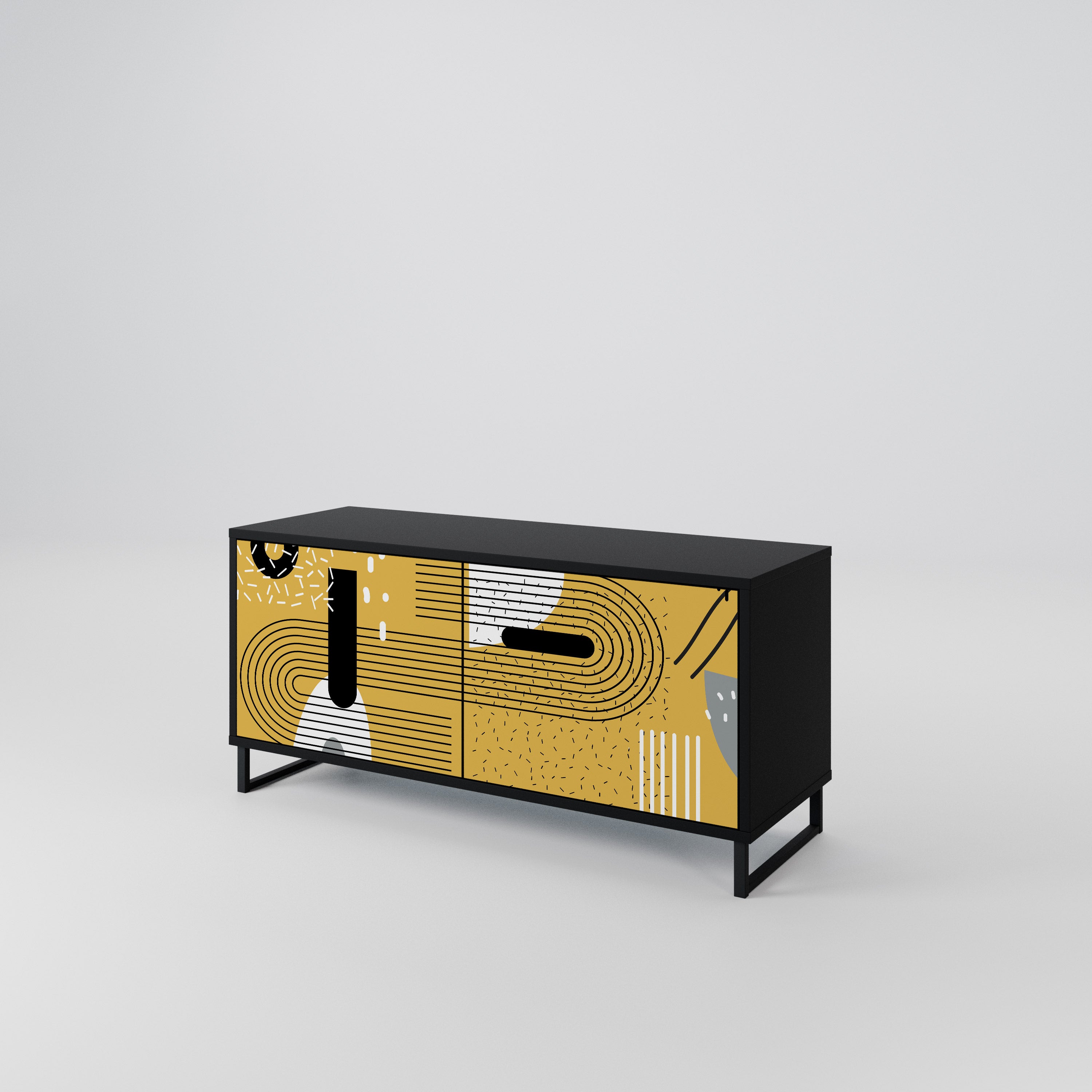 SHAPESHIFT SYMPHONY Compact 2-Door TV Cabinet