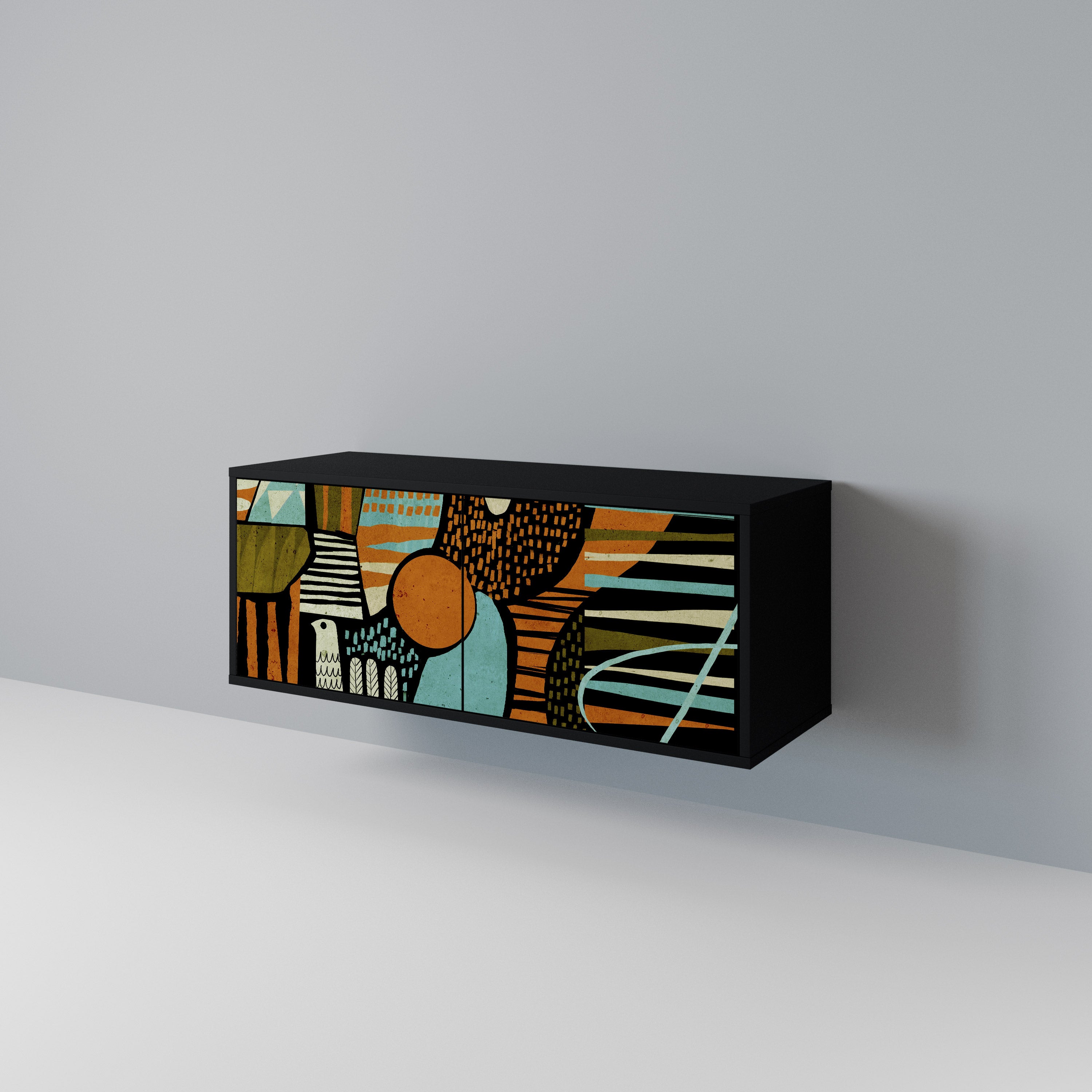 GEODE GLIMMER Compact 2-Door TV Cabinet