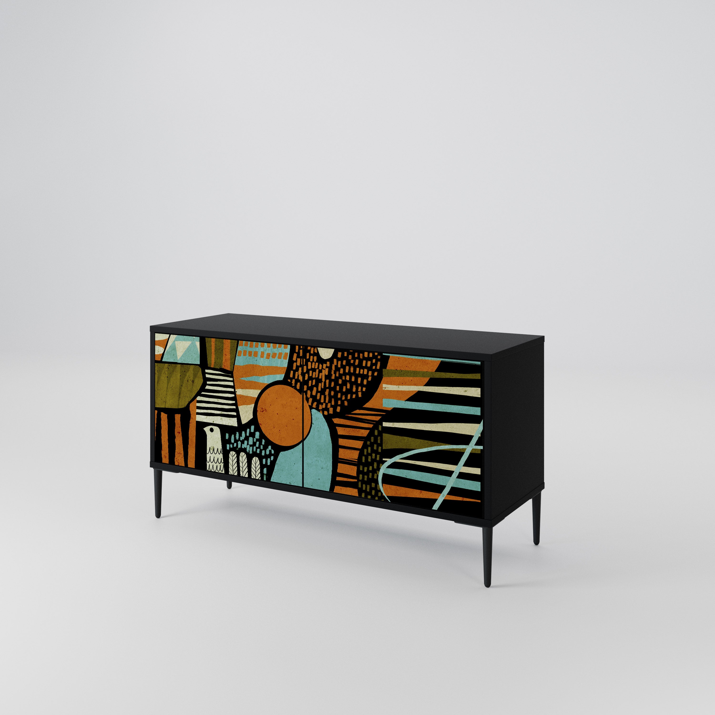 GEODE GLIMMER Compact 2-Door TV Cabinet