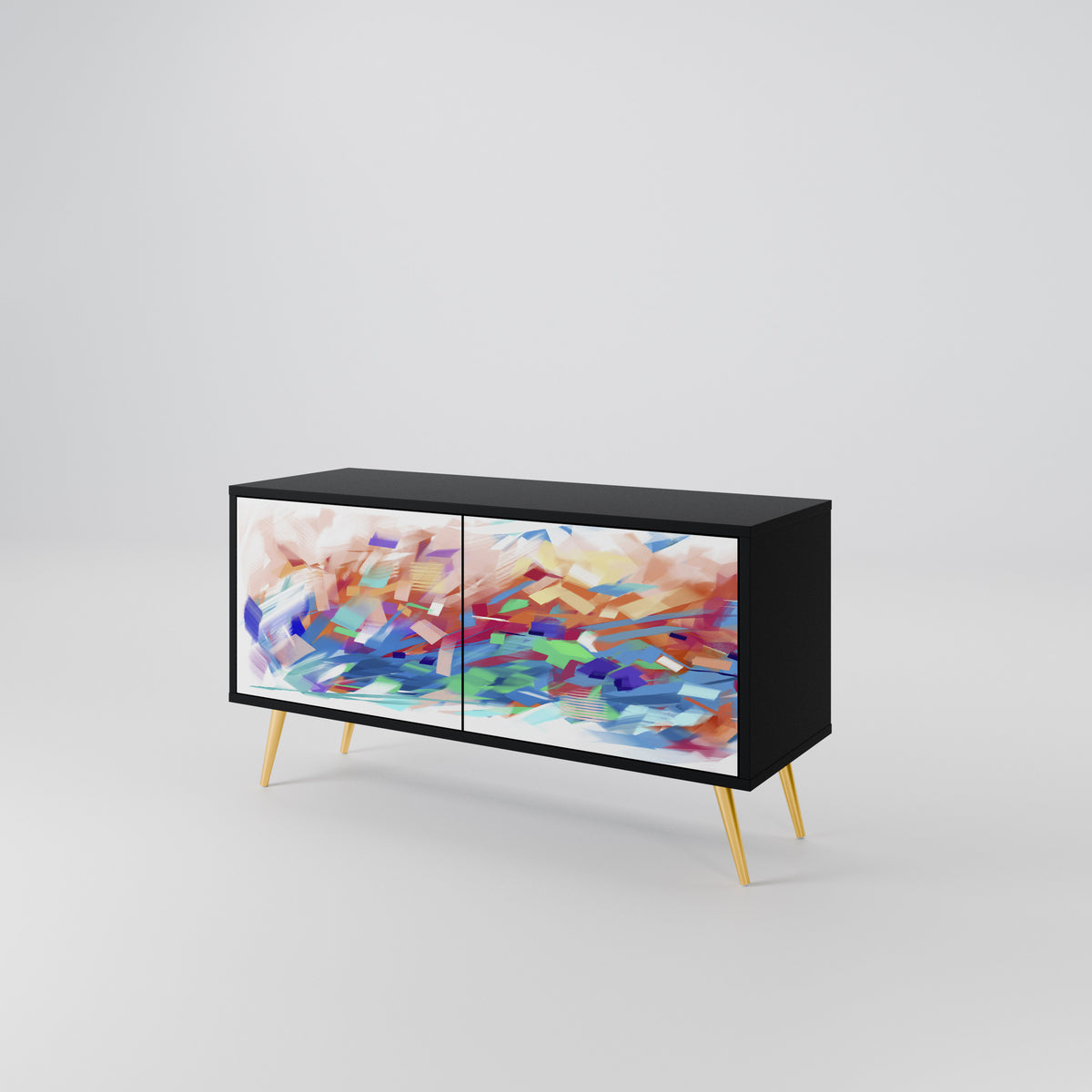 FINESSE MASH-UP Kompakt TV-bänk med 2 dörrar