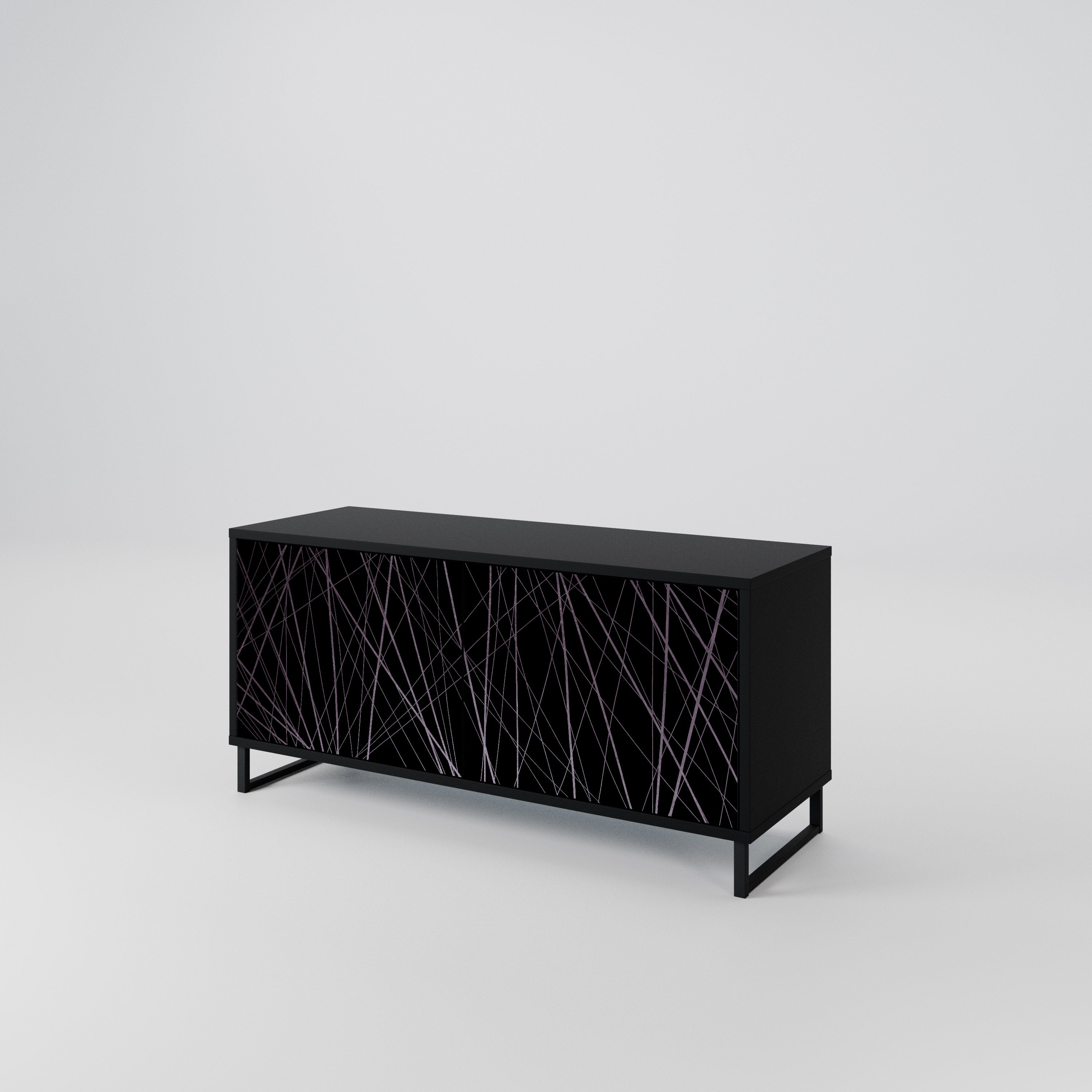 SHIMMER SPIDERGRAM Compact 2-Door TV Cabinet