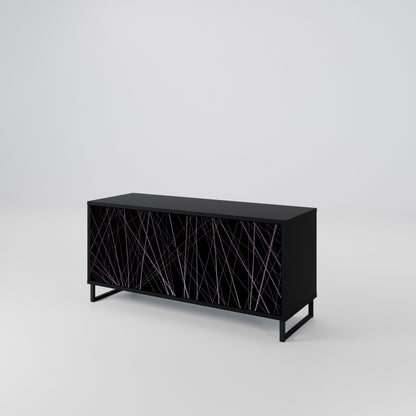 SHIMMER SPIDERGRAM Kompakt TV-bänk med 2 dörrar