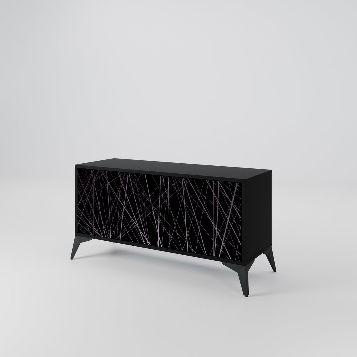 SHIMMER SPIDERGRAM Kompakt TV-bänk med 2 dörrar