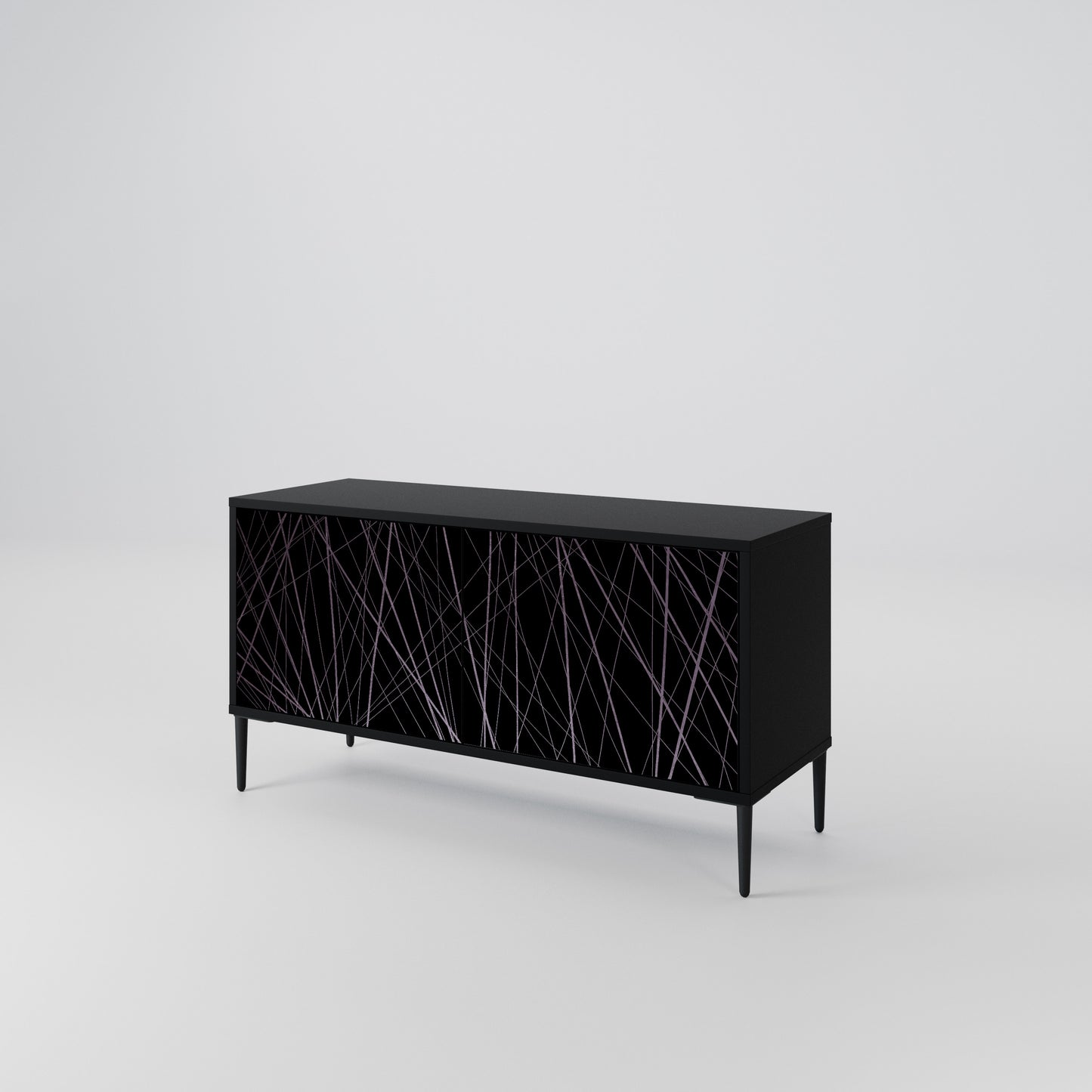 SHIMMER SPIDERGRAM Kompakt TV-bänk med 2 dörrar