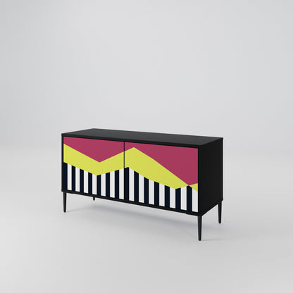 PIANO FANTASY Kompakt TV-bänk med 2 dörrar
