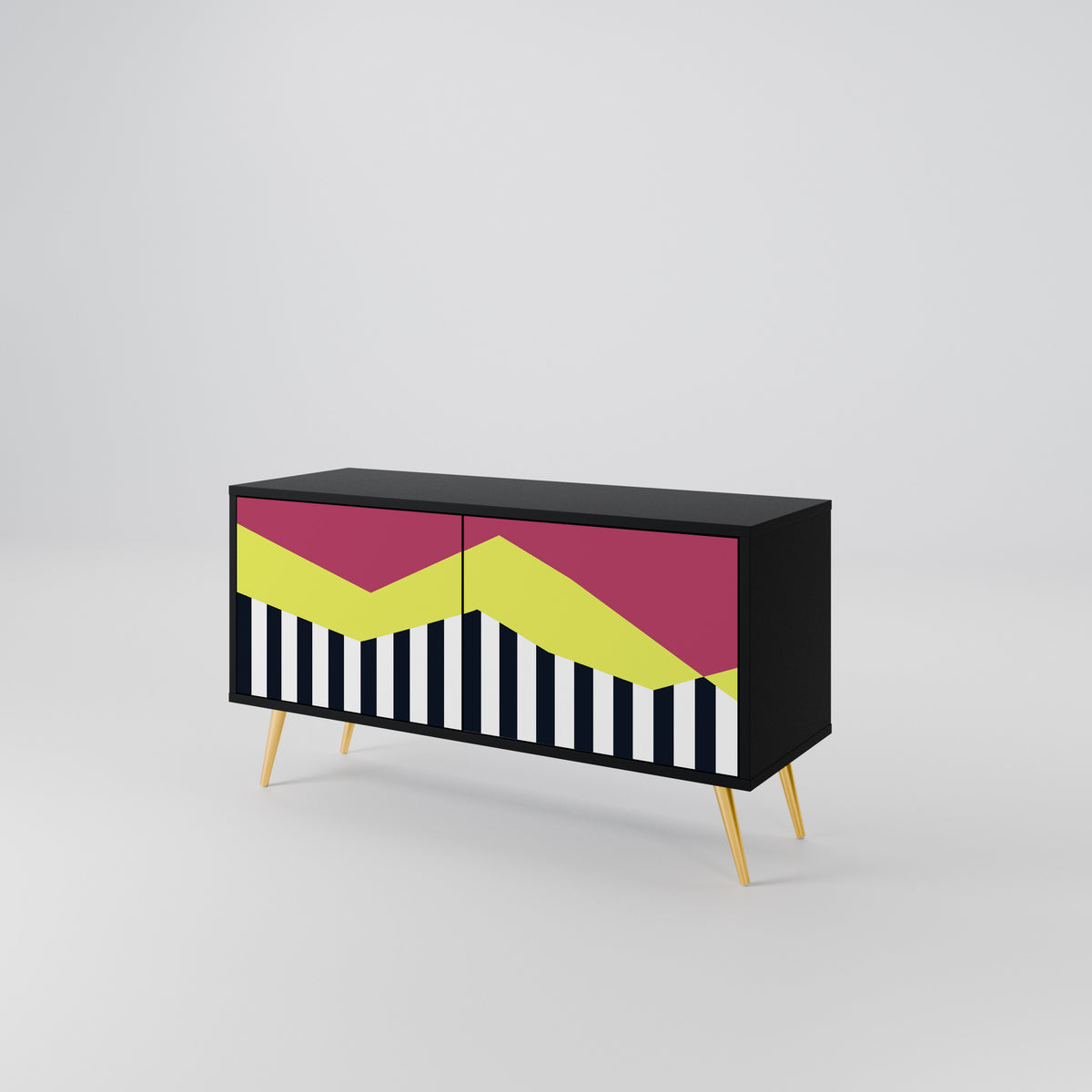 PIANO FANTASY Kompakt TV-bänk med 2 dörrar