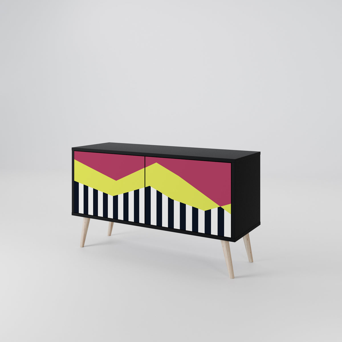 PIANO FANTASY Kompakt TV-bänk med 2 dörrar