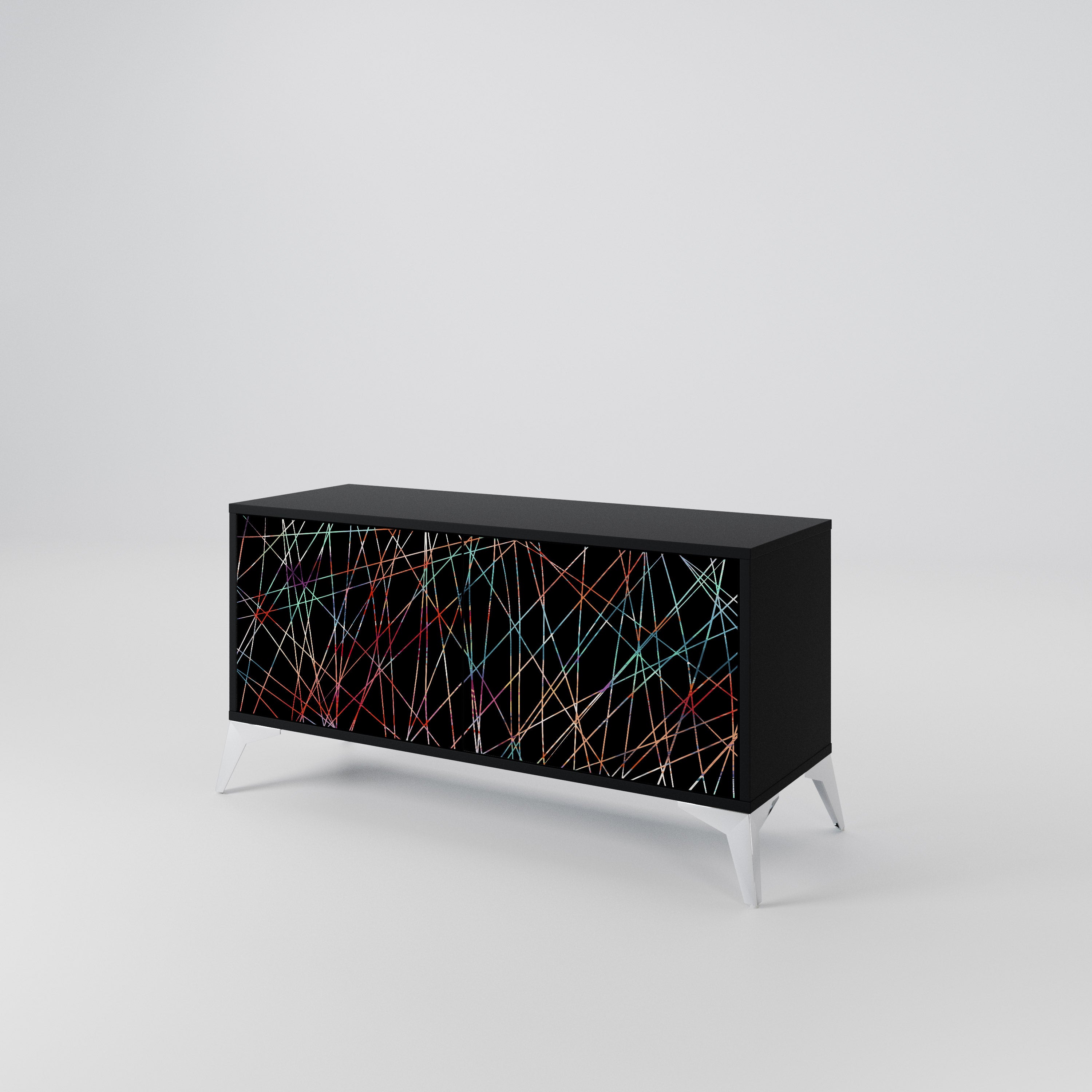 LUMINOUS SNARE Compact 2-Door TV Cabinet