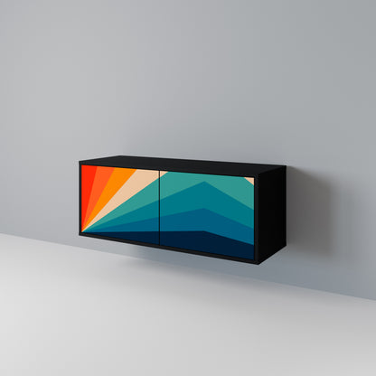 PRISM CONCUSSION Kompakt TV-bänk med 2 dörrar