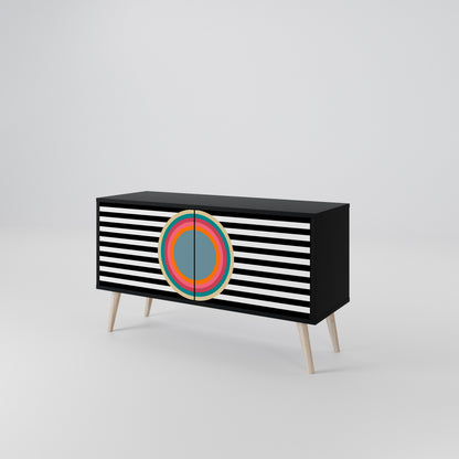 SPECTRA SHOWCASE Kompakt TV-bänk med 2 dörrar