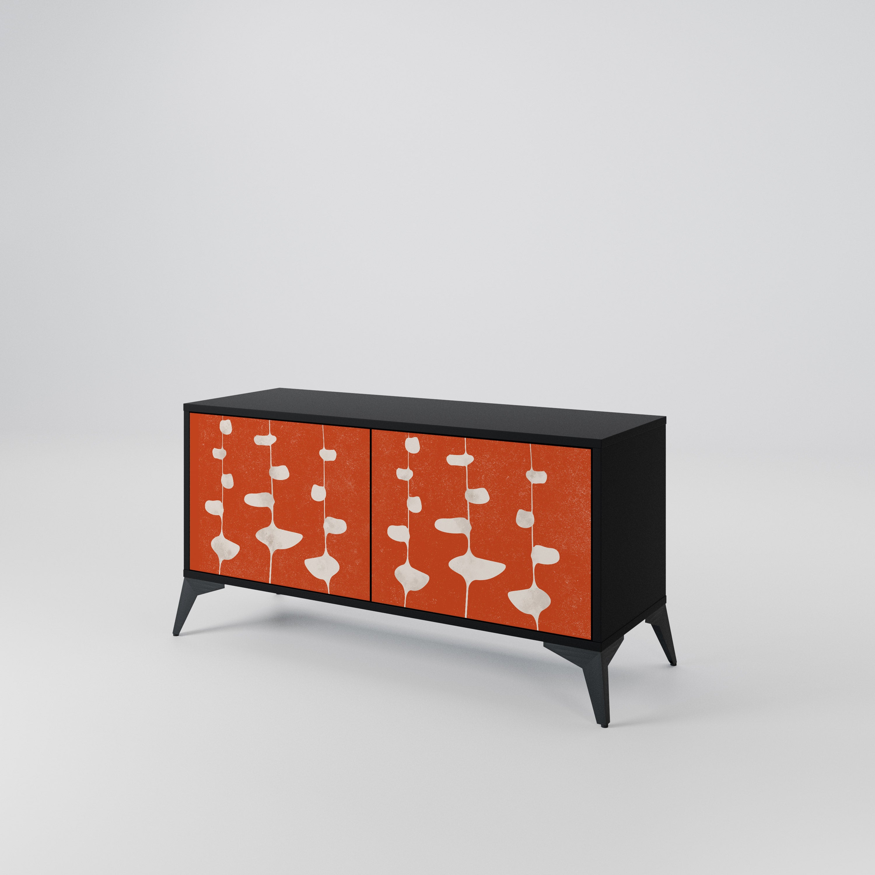 COURAGE MOLD Compact 2-Door TV Cabinet